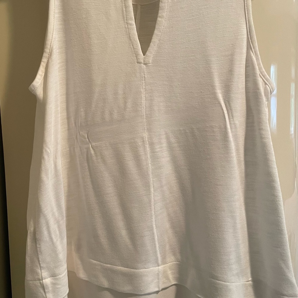 Sleeveless Summer Shirt with Skirt Bottom